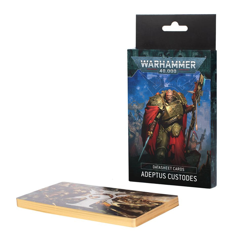 40k - Adeptus Custodes - Datasheet Cards