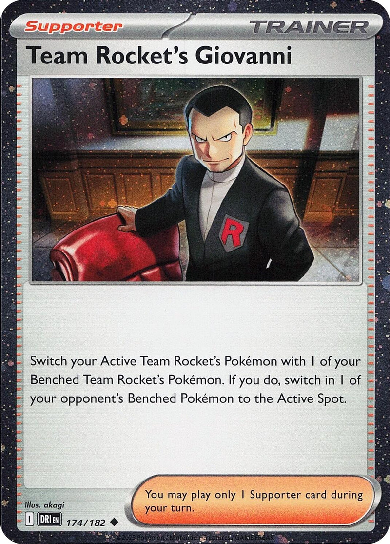 Team Rocket's Giovanni (174/182) (Cosmos Holo) [Miscellaneous Cards]