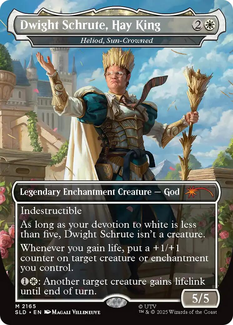 Dwight Schrute, Hay King - Heliod, Sun-Crowned [Secret Lair Drop Series]