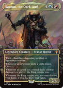 Sauron, the Dark Lord (Borderless) (Surge Foil) [The Hobbit]
