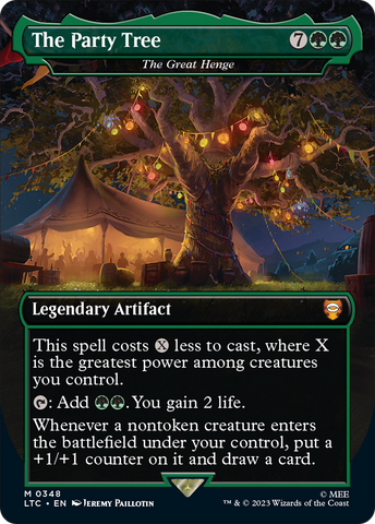 The Party Tree - The Great Henge (Borderless) [The Lord of the Rings: Tales of Middle-Earth Commander]