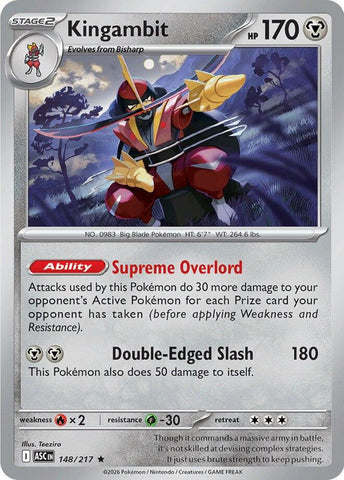 Kingambit (148/217) [Mega Evolution: Ascended Heroes]