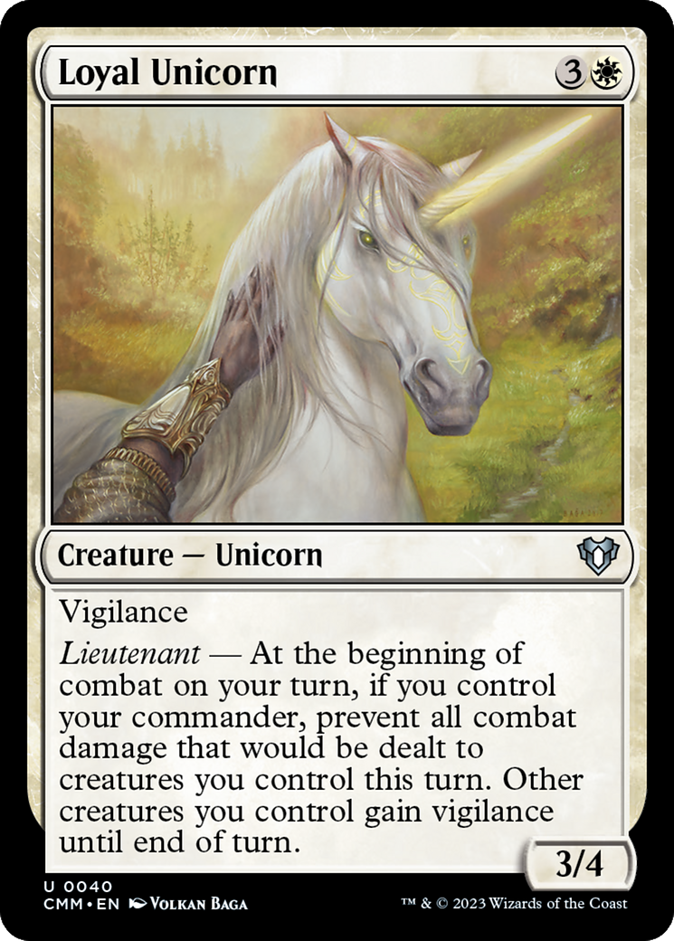 Loyal Unicorn [Commander Masters] | Event Horizon Hobbies CA