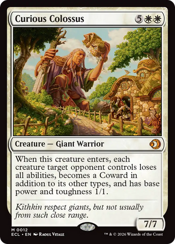 Curious Colossus [Lorwyn Eclipsed]