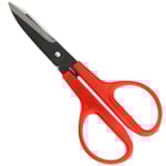 John Beads- Leather Scissors - Steel with Red Handle