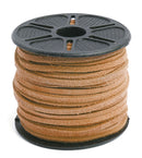 Leatherwork - Suede Lacing (3.5mm) - Light Brown (SOLD BY THE METRE)