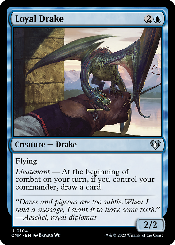 Loyal Drake [Commander Masters] | Event Horizon Hobbies CA