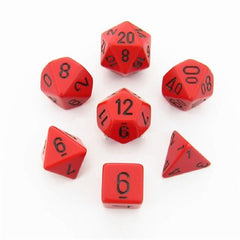 Dice - Chessex - Polyhedral (7pc) - Opaque | Event Horizon Hobbies CA