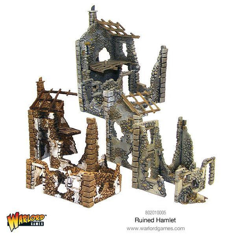 Warlord Games - Bolt Action - Scenery - Ruined Hamlet