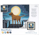 PaintWorks - Paint By Numbers - Moonrise Dog
