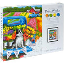 PaintWorks - Paint By Numbers - Flower Power Dog