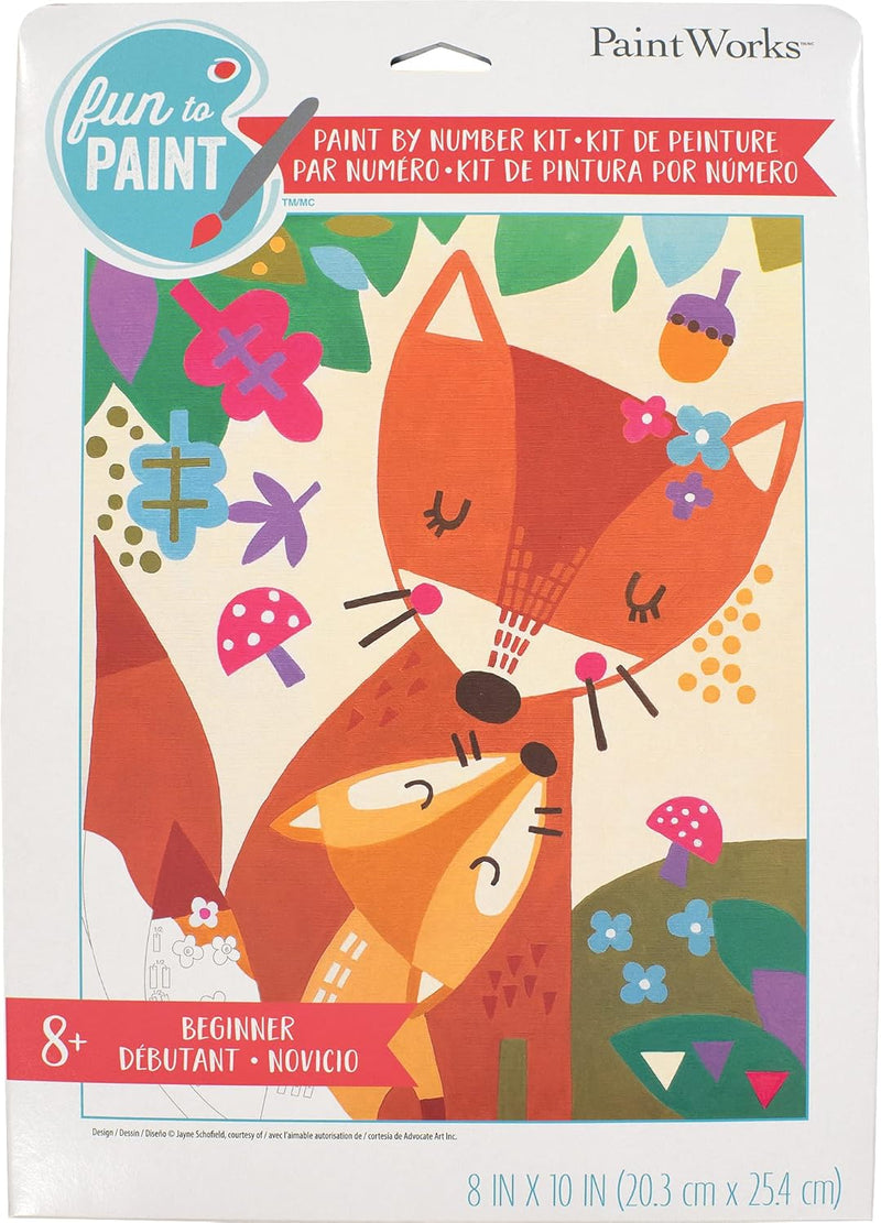 PaintWorks - Paint By Numbers - Mama Fox