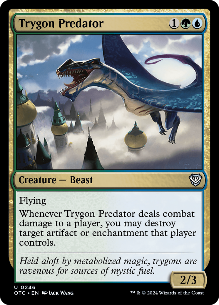Trygon Predator [Outlaws of Thunder Junction Commander] | Event Horizon Hobbies CA