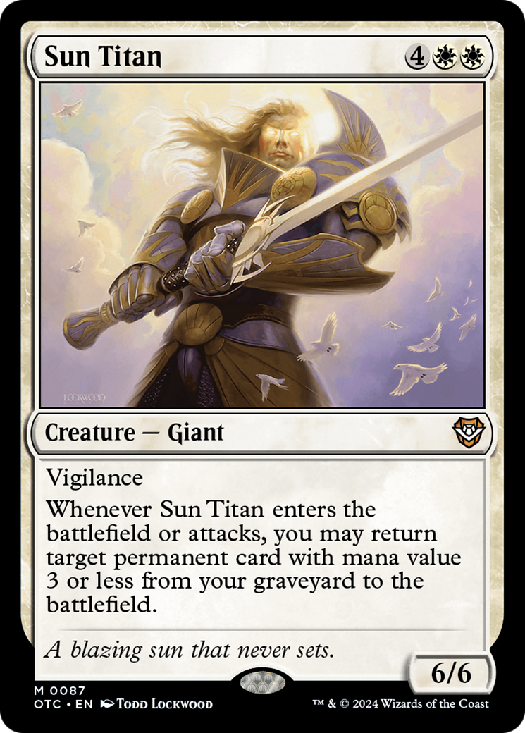 Sun Titan [Outlaws of Thunder Junction Commander] | Event Horizon Hobbies CA
