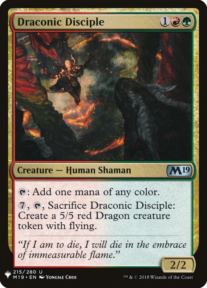 Draconic Disciple [Mystery Booster] | Event Horizon Hobbies CA