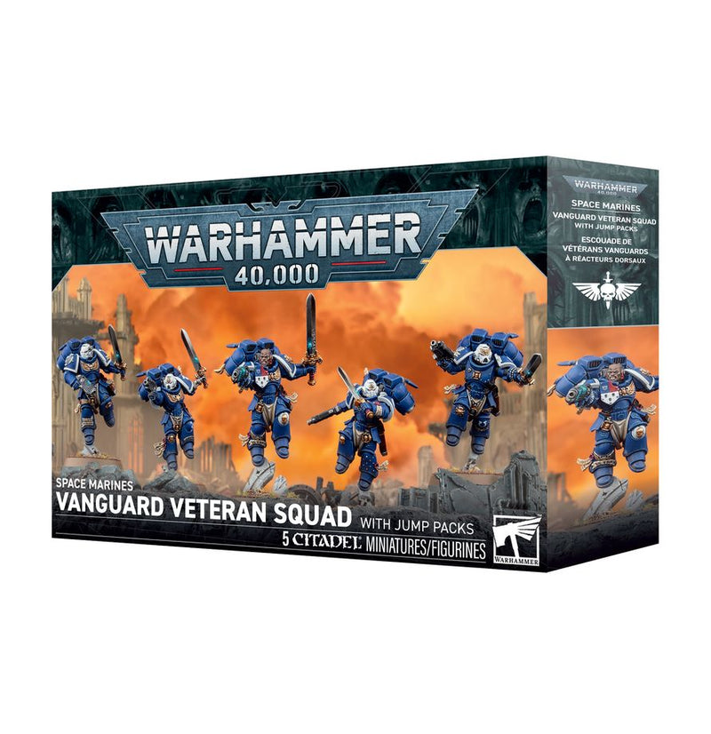 40K -Space Marines - Vanguard Veteran Squad with Jump Packs (10/03/2026)