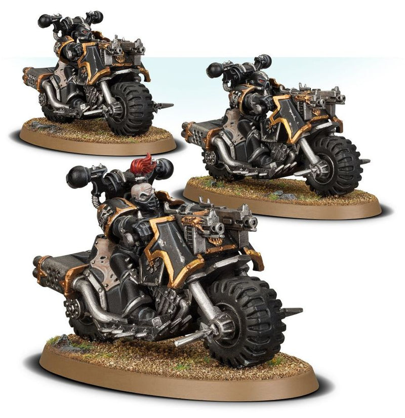 40K - Chaos Space Marines - Chaos Bikers