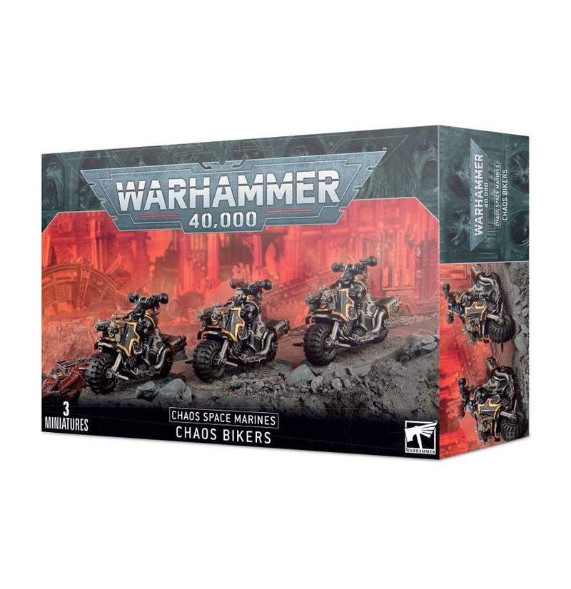 40K - Chaos Space Marines - Chaos Bikers