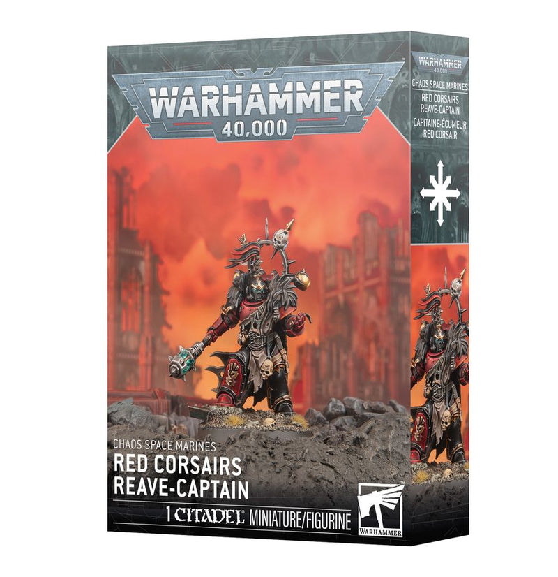 Warhammer 40K - Chaos Space Marines - Red Corsairs Reave-Captain (03/21/2026)