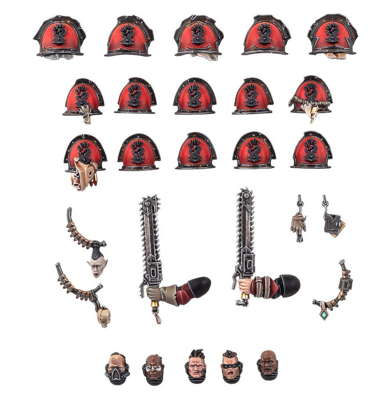 Warhammer 40K - Chaos Space Marines - Red Corsairs Upgrades and Transfers (03/21/2026)