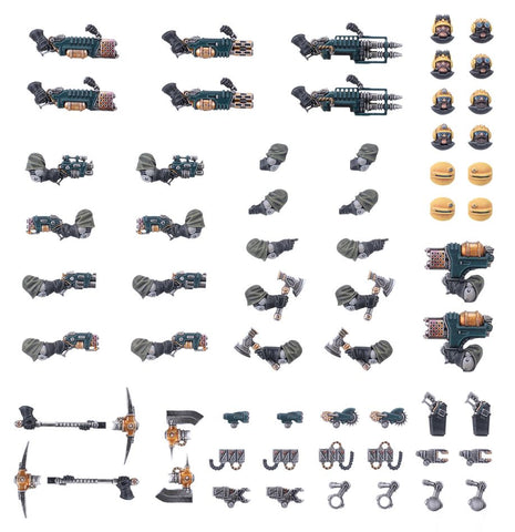 Necromunda - Ironhead Squat Prospectors Weapons and Upgrades