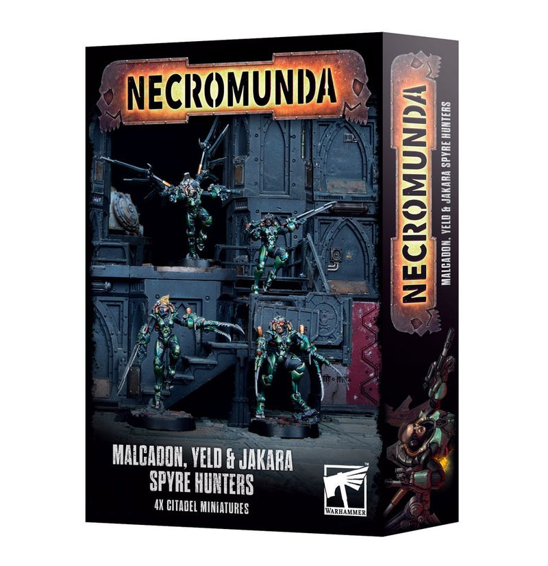 Necromunda - Malcadon, Yeld & Jakara SpyreHunters