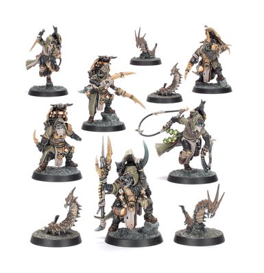 Necromunda - Ash Waste Nomads - Sha'dar Hunters and Arthromite Spinewyrms