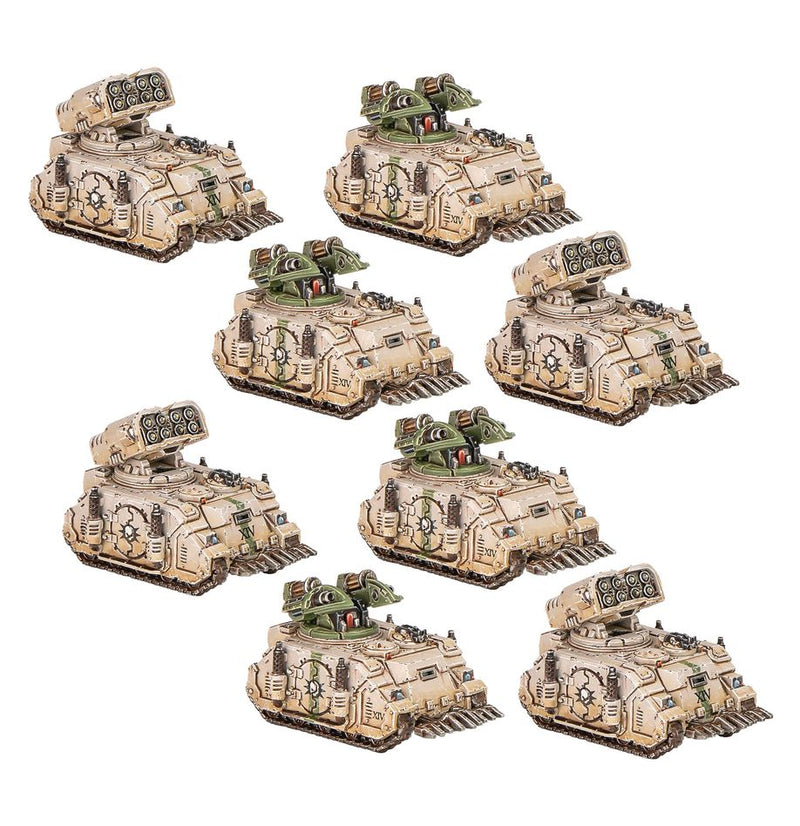 Warhammer Horus Heresy - Legions Imperialis - Whirlwind and Scorpius Missile Tank Squadrons (09-06-2025)