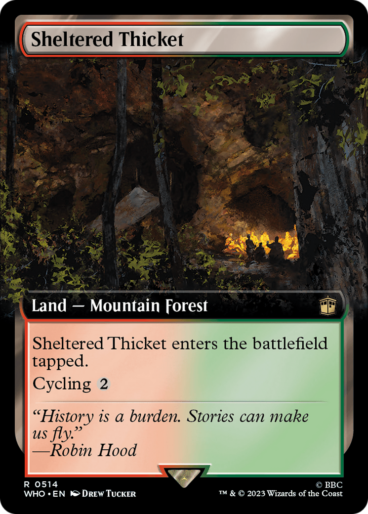 Sheltered Thicket (Extended Art) [Doctor Who] | Event Horizon Hobbies CA