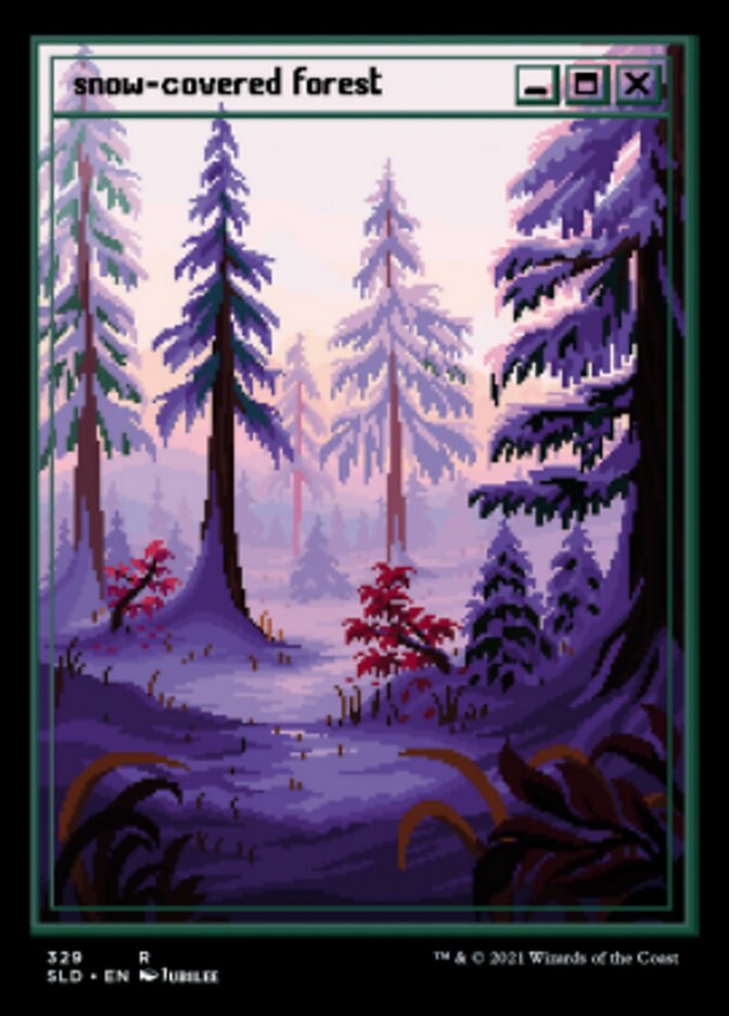 Snow-Covered Forest (329) [Secret Lair Drop Series] | Event Horizon Hobbies CA