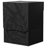 Deck Box - Dragon Shield - Deck Shell - Shadow Black/Black (100 Count)