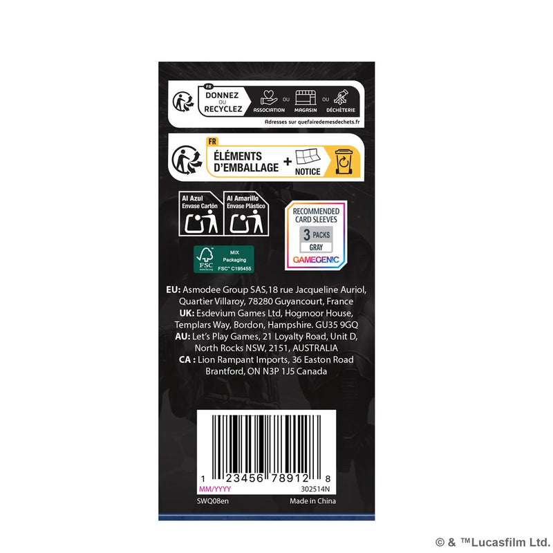 Star Wars: Legion - Separatist Alliance Unit Card Pack (11/07/2025)