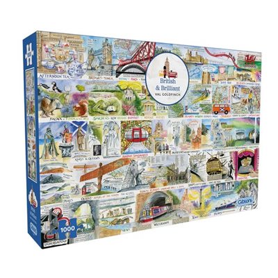 Puzzles - Brilliant & British (1000pcs)