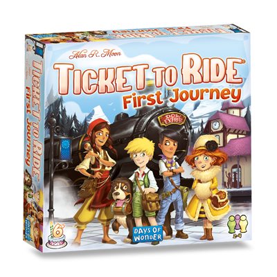Boardgames - Ticket to Ride - First Journey | Event Horizon Hobbies CA