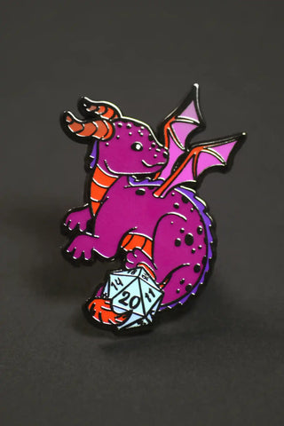Pins - 1985 Games - Baby Dragon D20