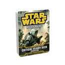 Star Wars RPG - Playing Cards - Critical injury Deck