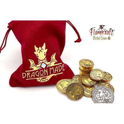 Boardgame - Flamecraft - Metal Coins | Event Horizon Hobbies CA