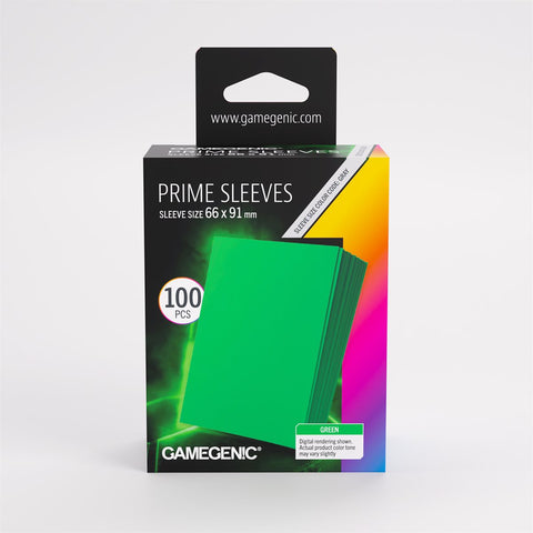 Sleeves - Gamegenic - Prime Sleeves - Green (100)