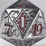 Dice - D20 - Stranger Things: Hellfire Club: Premium Metal D20