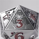 Dice - D20 - Stranger Things: Hellfire Club: Premium Metal D20