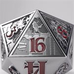Dice - D20 - Stranger Things: Hellfire Club: Premium Metal D20