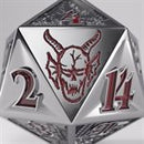Dice - D20 - Stranger Things: Hellfire Club: Premium Metal D20