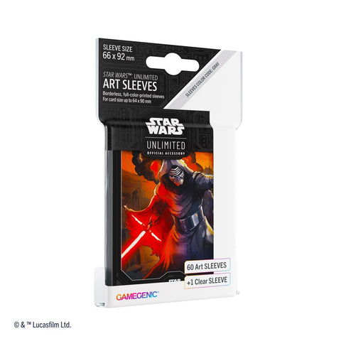 Sleeves: Star Wars - Unlimited - Art Sleeves -  Kylo Ren (60)