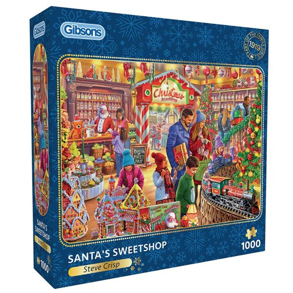 Jigsaw Puzzle - Gibsons -  Santa's Sweetshop