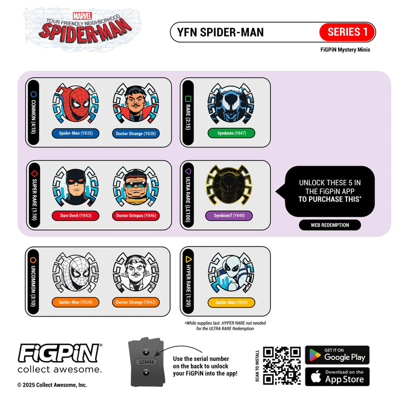 Figpin - Enamel Pins - Your Friendly Neighborhood Spider-Man