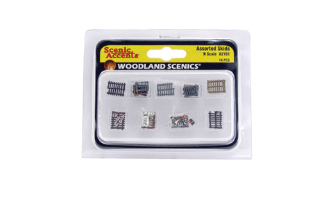 Scenic Accents - N Scale - Assorted Skids