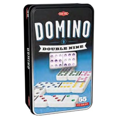 Board Game - Domino Double Nine (Tin)
