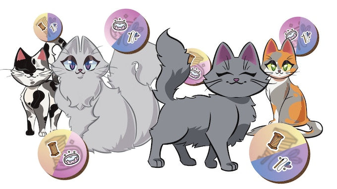 Board Game - TO MANY GRAY CATS!