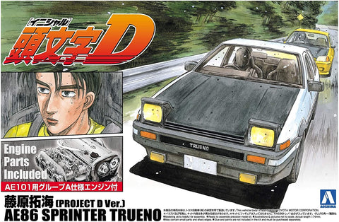Model Kit - Fujimi 1/24 Initial D AE86 Trueno Comics Vol. 1