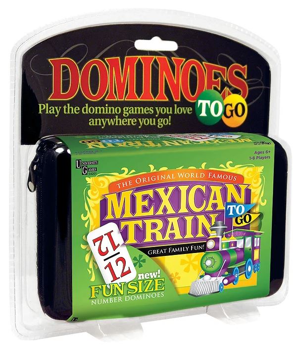 Board Games - Mexican Train To Go - (Blister Pack)